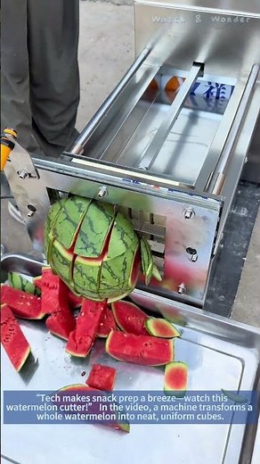 Watermelon Cube Cutting Machine: Perfect Slices Every Time