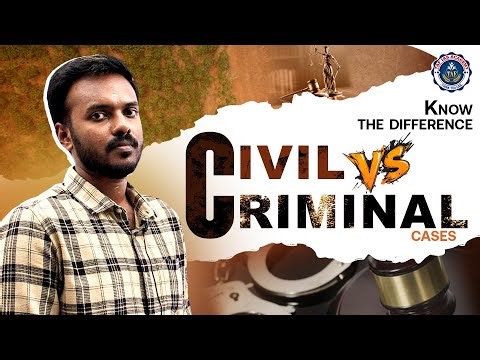 What is a civil case? What is a criminal case? | TAF UPSC