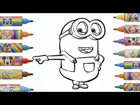 Minions Drawing for Kids | Drawing and Coloring for Kids