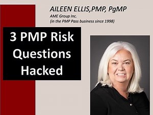 PMP Prep Hacked 3 Risk Questions with Aileen Ellis, PMP, PgMP