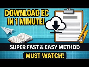 How to Download EC ,for e katha | Fast & Easy | RTC, EC Download Tutorial 2025,how find district