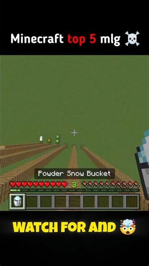 Minecraft top 5 mlg ☠️🤯💯 #minecraft #mlg #top5 #clutch #trick