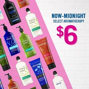 Now – Midnight, Online only! Plus, FREE shipping on $25 with online code FLASH | Bath & Body Works