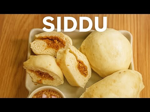Himachali Siddu Recipe 🥟| Traditional Steamed Bread with Walnut-Til Filling | Authentic Pahadi Food😊