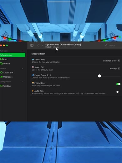 Anime Final Quest Script | Auto Farm, Auto Skill, Safe Mode, Auto Dodge Skills Raid & Infinite #roblox #hacks #สคริปต์ #animefinalquest #hack