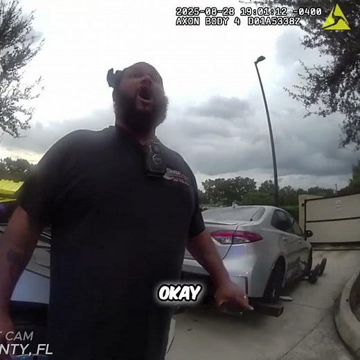 Car Owner Goes CRAZY When Tow Truck Driver Tows Car! #shorts