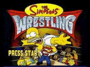 The Simpsons Wrestling Intro Playstation One