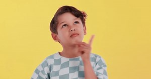 Child Question Thinking Idea On Studio Stock Footage Video (100% Royalty-free) 3545027791 | Shutterstock