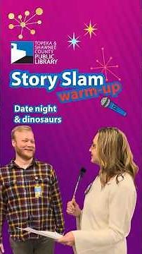 Story Slam warm-up - Date night and dinosaurs