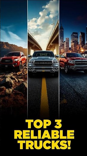 2025’s Top 3 Most Reliable Pickup Trucks 🚛 | Tough, Durable & Built to Last!