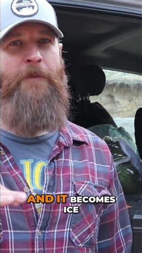 Winter Truck Hack: Shovel & Sand for ICE Traction! #shorts