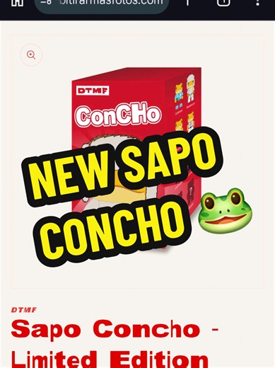 New Sapo Concho-Bubu dropped 🐸🇵🇷 are you getting one? #badbunny #DtMF #merch #puertorico #update