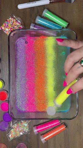 🌈 “Making the Perfect Rainbow Slime 😍”