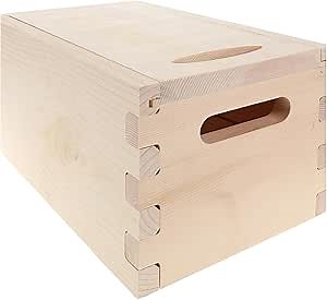 Pine Box With Sliding Top 13.5X8.5X7, Small Wooden Box, Small Wood Box With Lid, Wooden Gift Box, Boxes For Crafts, Lid, Gift Boxes