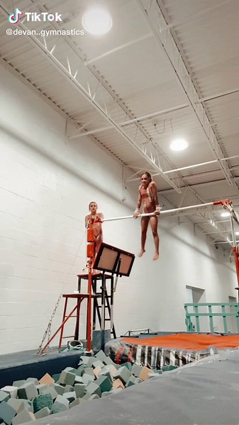 giant fail! im proud that i atleast went for it! featuring @quincey..gymnastics and @Ella dnacing in the background! lol #devangymnastics #ShowUrGrillSkillz #PrimeDayDreamDeals #SmoothLikeNitroPepsi #gymnastics #fyp #blowthisup