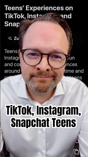 TikTok, Instagram & Snapchat: So beeinflusst Social Media Leben und Psyche von Teens ▹ eicker.TV