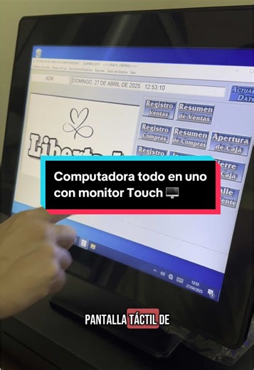 🖥️ Tu pantalla touch, tu nuevo aliado en tu punto de venta. 👀 Precio y mayor información al número del perfil. #bolivia #computadora #computer #monitortouch #tactil #gastronomico #sucre #santacruz #puntosdeventa