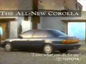 Toyota Corolla commercial - 1993