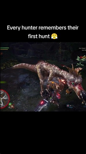 Monster hunter first hunt 💀 #viralgaming #bossfightgaming #firsthunt
