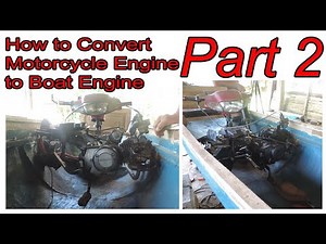 How to Convert Motorcycle Engine to Boat Engine. Part 2