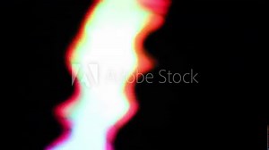 Abstract light and color background. Blurred moving and blinking distorted colorful LED light close-up.