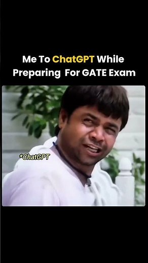 POV: Chat GPT and GATE😅🤣😂