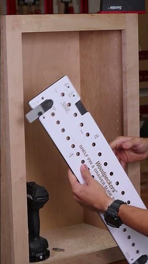 Shelf Pin & Drawer Slide Template | Woodpeckers Tools