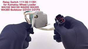 Relay Switch 11Y-06-11391 for Komatsu Wheel Loader WA100 WA150 WA200 WA320 WA380 Bulldozer D31EX D31PX