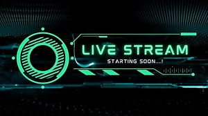 Intro, Live Stream, Streaming. Free Stock Video