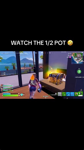 WTH? This was one of my fave recent glitches. I thought the shield disappeared… but it ended up going thru the wall 🤣 #fortnite #fortniteglitch #fortniteclips #shield #timcurrysgf