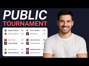 How to Make Public Tournament Bracket [STEP BY STEP]