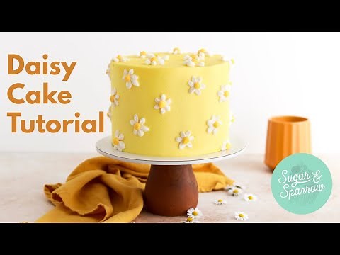 Buttercream Daisy Cake Tutorial