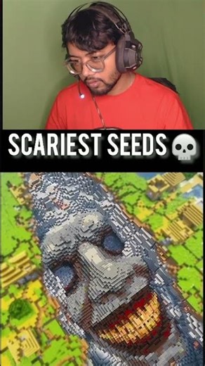 Minecraft But, is Scariest Seeds 💀 #minecraft #sonuislive #shorts
