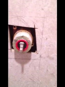How to cut a shower valve hole in tile
