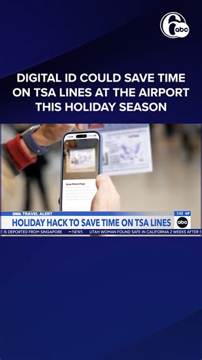 If you don't have a Real ID drivers license yet, a new digital ID hack could help you get through TSA security checkpoints faster. | 6abc Action News