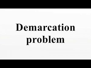 Demarcation problem