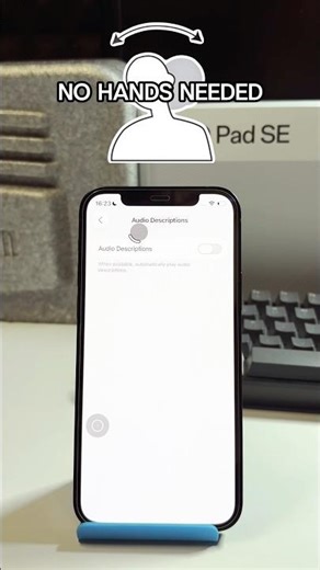 HEAD TRACKING ON IPHONE🙆🏼‍♀️ #headtracking #accessibility #navigation #iphonetricks #iphonetips