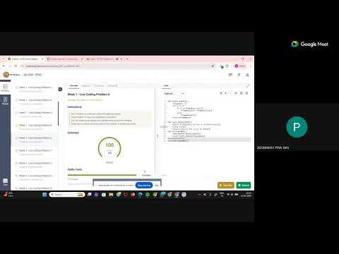 PDSA-Problem Solving Session(Coding)- Week 1