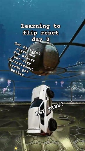 Learning to flip reset like a pro day 2 #shorts #rocketleague #viral #fyp #flipreset
