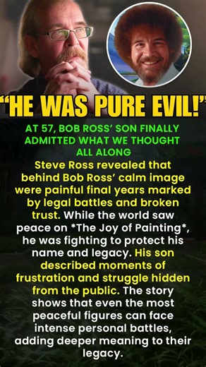 At 57, Bob Ross’ Son FINALLY ADMITTED What We Thought All Along #shorts