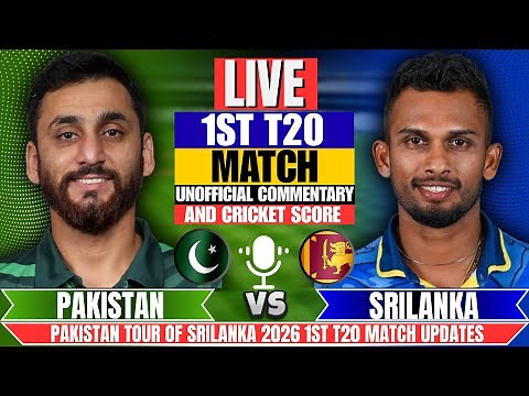 Live: Srilanka vs Pakistan 1st T20 | Score & Commentary | Sl vs Pak Match Today | Pak Toiur Of Sl