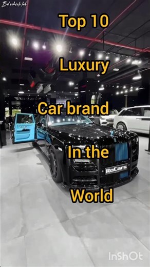 Top 10 Luxury Car Brands in the World | Most Expensive & Premium Cars