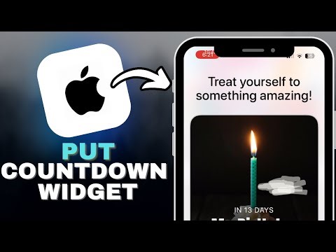 How To Put Countdown Widget On iPhone Lock Screen And Home Screen in SECONDS!