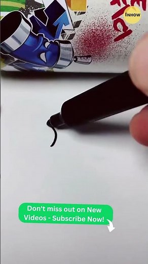 Graffiti Letters Tutorial: How to Draw the Letter D