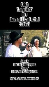 Catch 80's legends LOOSE ENDS perform Live 60 mins show with 8 Piece band live at @liverpool_disco_festival 11 at the epic @thegrandcentraldome on Sat 20th Sept performing 'Hanging on a string' and all their classics 👌🏼 Joined by #luthervandross original band 'CHANGE', performing their #paradisegarage #larrylevan championed anthems 'Paradise' & 'Lovers Holiday' plus 'Glow Of Love', 'Change Of Heart' & more on 90 mins set with 8 piece band 💫 DJs @davelee.jn @kirollus__ @richmedina @gilesesmith