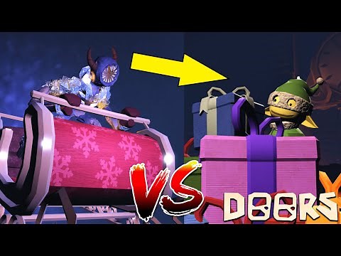 Roblox DOORS CRINGLE'S WORKSHOP!! (Krampus Figure is NOT blind)