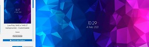 Low Poly 3440 x 1440 (7 backgrounds) - Customisable