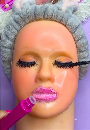 ASMR Mannequin Makeup Beautiful Fast Relax Time #asmr #asmrmakeup #makeup #mannequin #relaxtime