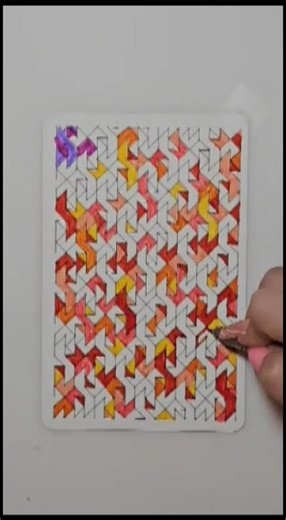 Test Color Card. Holy moire pattern, batman. #AgingPunks #Coloring #AdultColoring