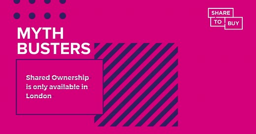 Busted ❗️ Shared Ownership homes are available throughout London and beyond  Our portal lists thousands of apartments and houses across the country, from studio flats to rural family homes. Check out our property search tool to start looking for your new home today: https://bit.ly/46UCsDA | Share to Buy | Facebook